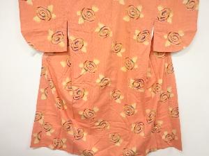 アンティーク　抽象花模様長襦袢